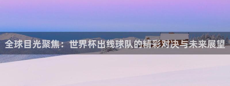 2026世界杯直播:全球目光聚焦:世界杯出线球队的精彩对决与未来展望